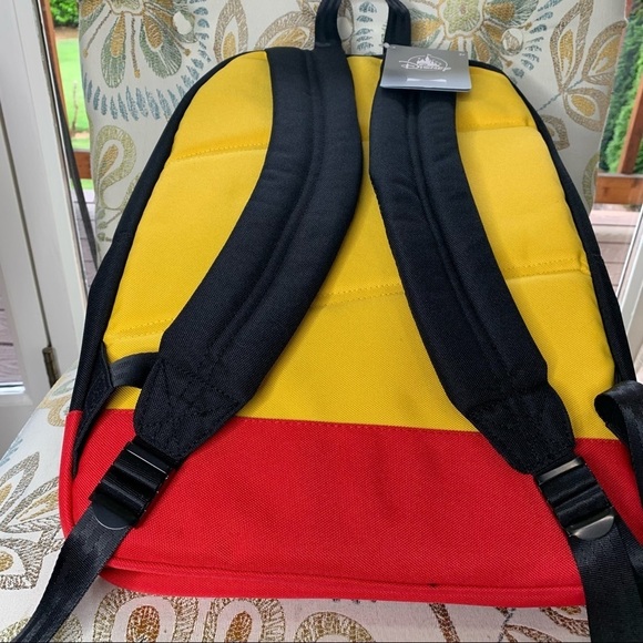 New! Disney Mickey & Co Canvas Backpack Colorblock - Picture 3 of 4